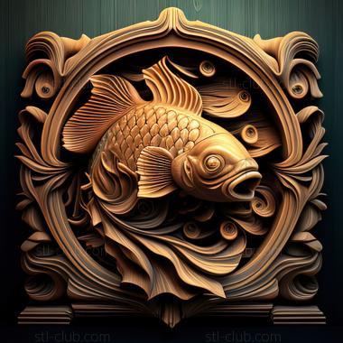 3D model st Wakin fish (STL)